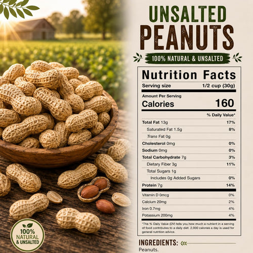 1 LB Unsalted Roasted Peanuts In Shell G71999