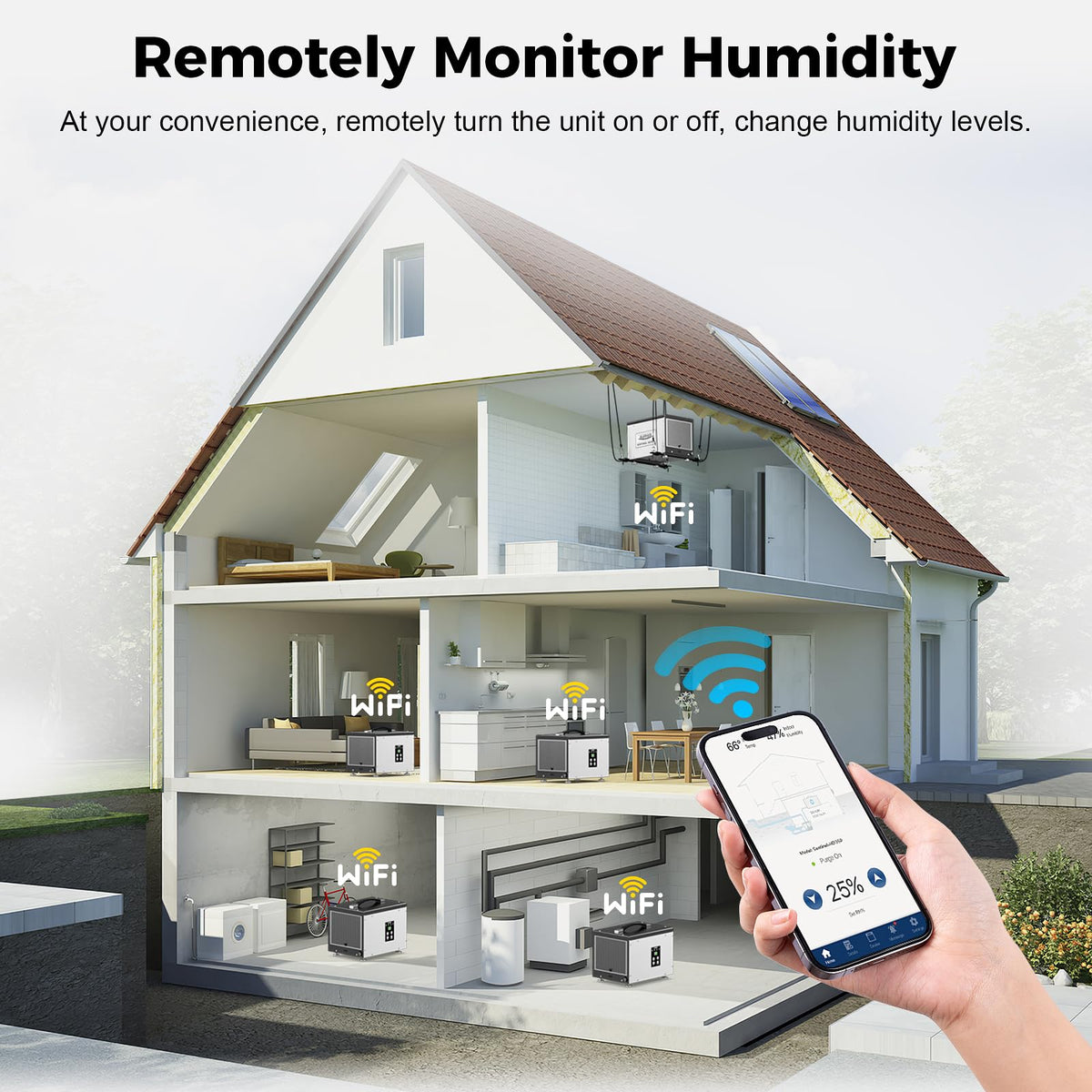 70 PPD Dehumidifier with Pump Y35626
