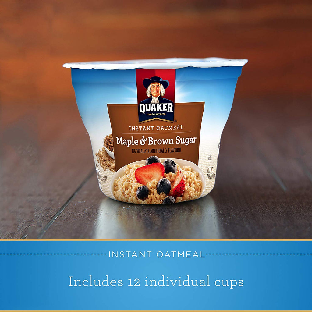 Instant Oatmeal Maple Brown Sugar 1.69oz Pack of 3 A7770