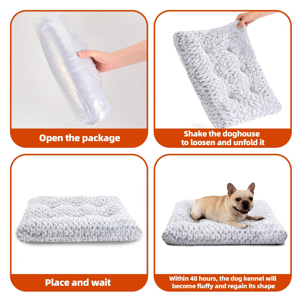Large Washable Plush Dog Bed Z849