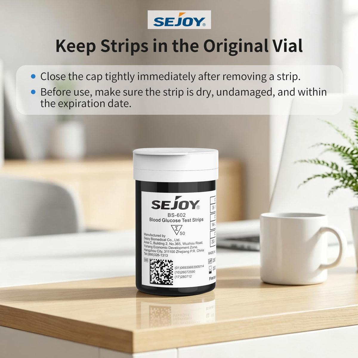 Blood Glucose Test Strips 50 Count Y597