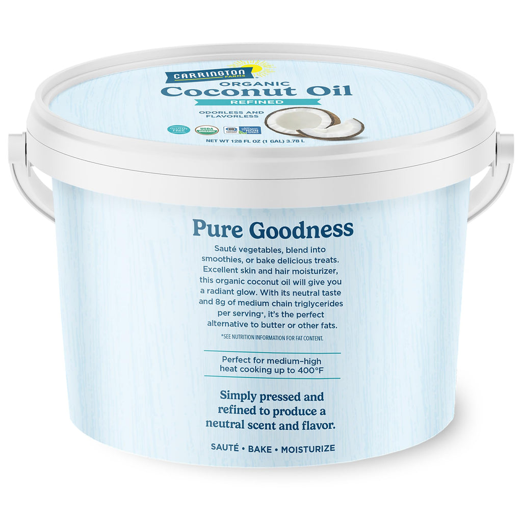 Organic Refined Coconut Oil 1 Gallon D339102