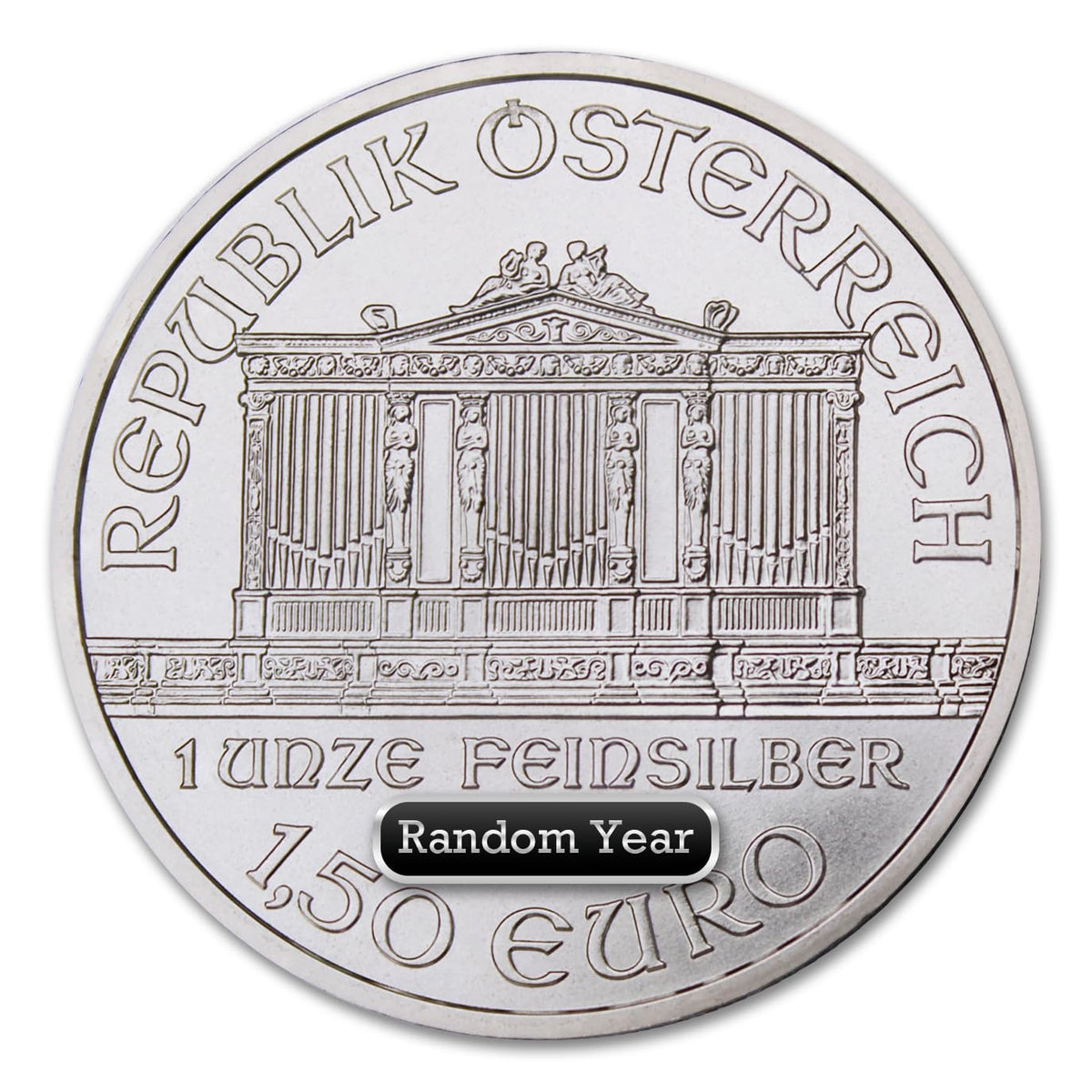 1 oz Austria Silver Vienna Philharmonic Coin D303