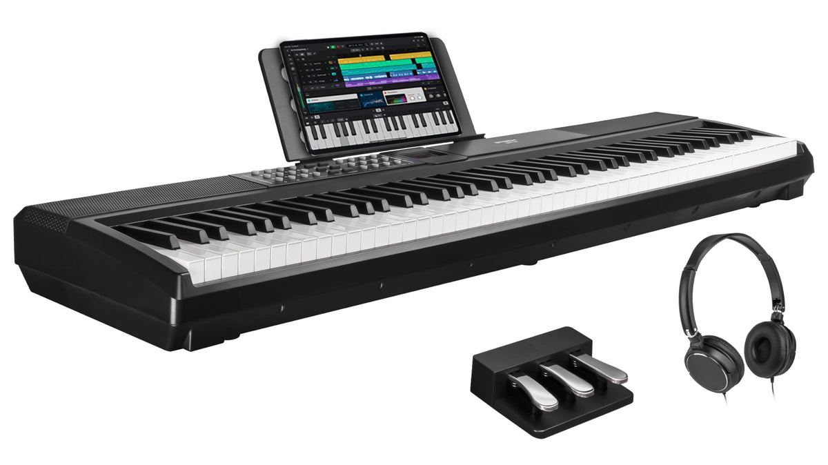 88 Keys Weighted Hammer-Action Digital Piano with Sustain Pedal C732412