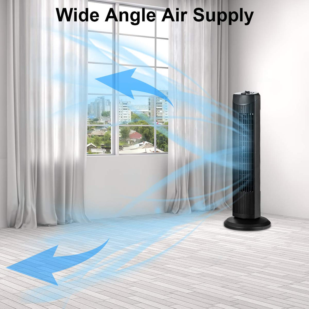 28-Inch Oscillating Tower Fan P5578