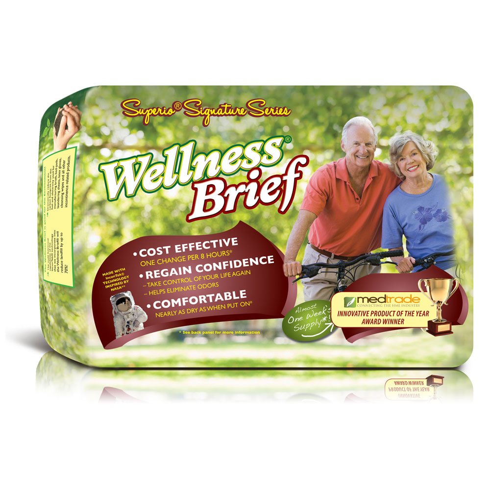 Large 12 Count Incontinence Brief V70125