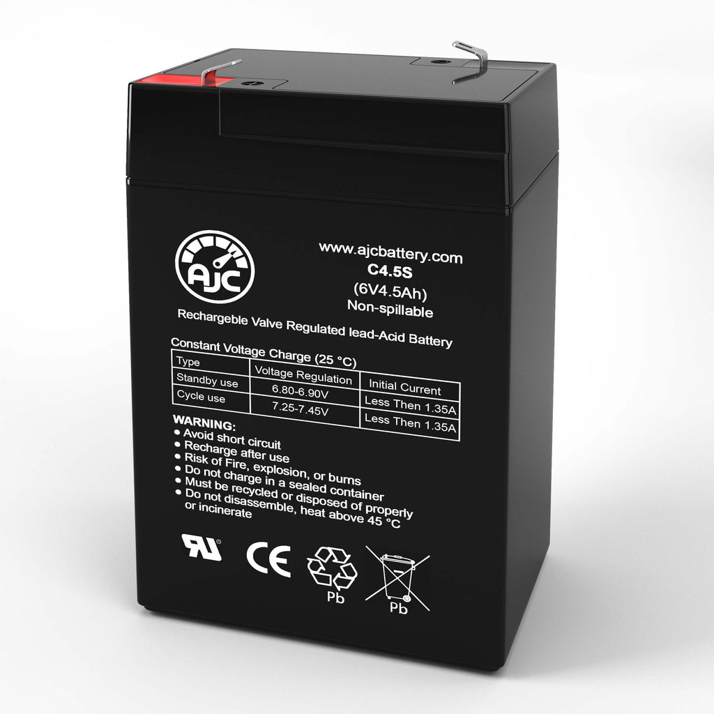 6V 4.5Ah Sealed Lead Acid Battery F139