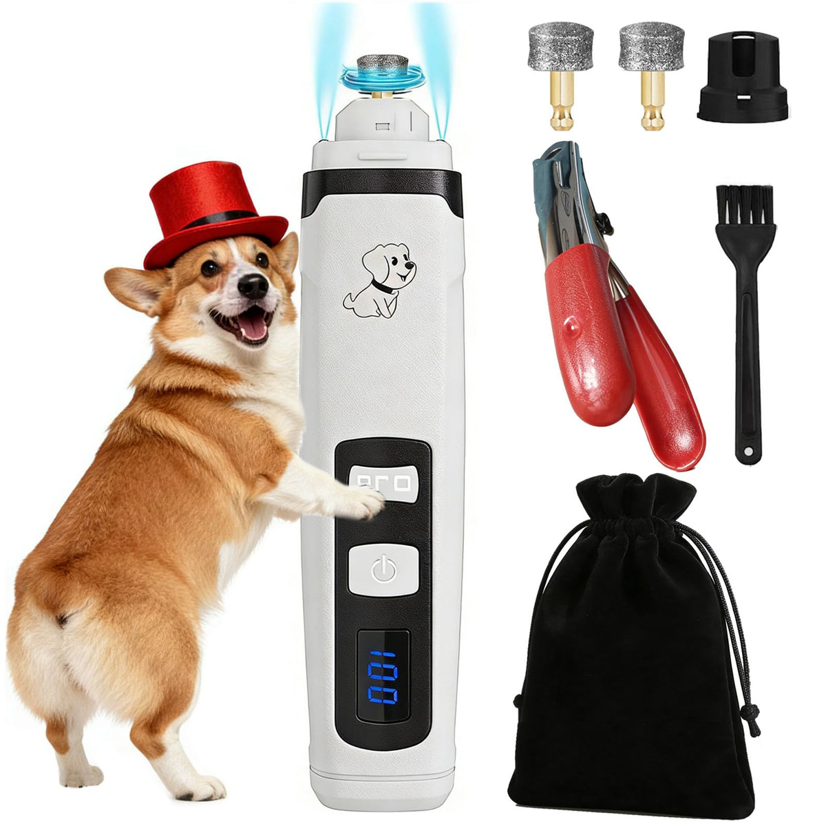 Dog Nail Clippers and Nail Grinder Set I91479