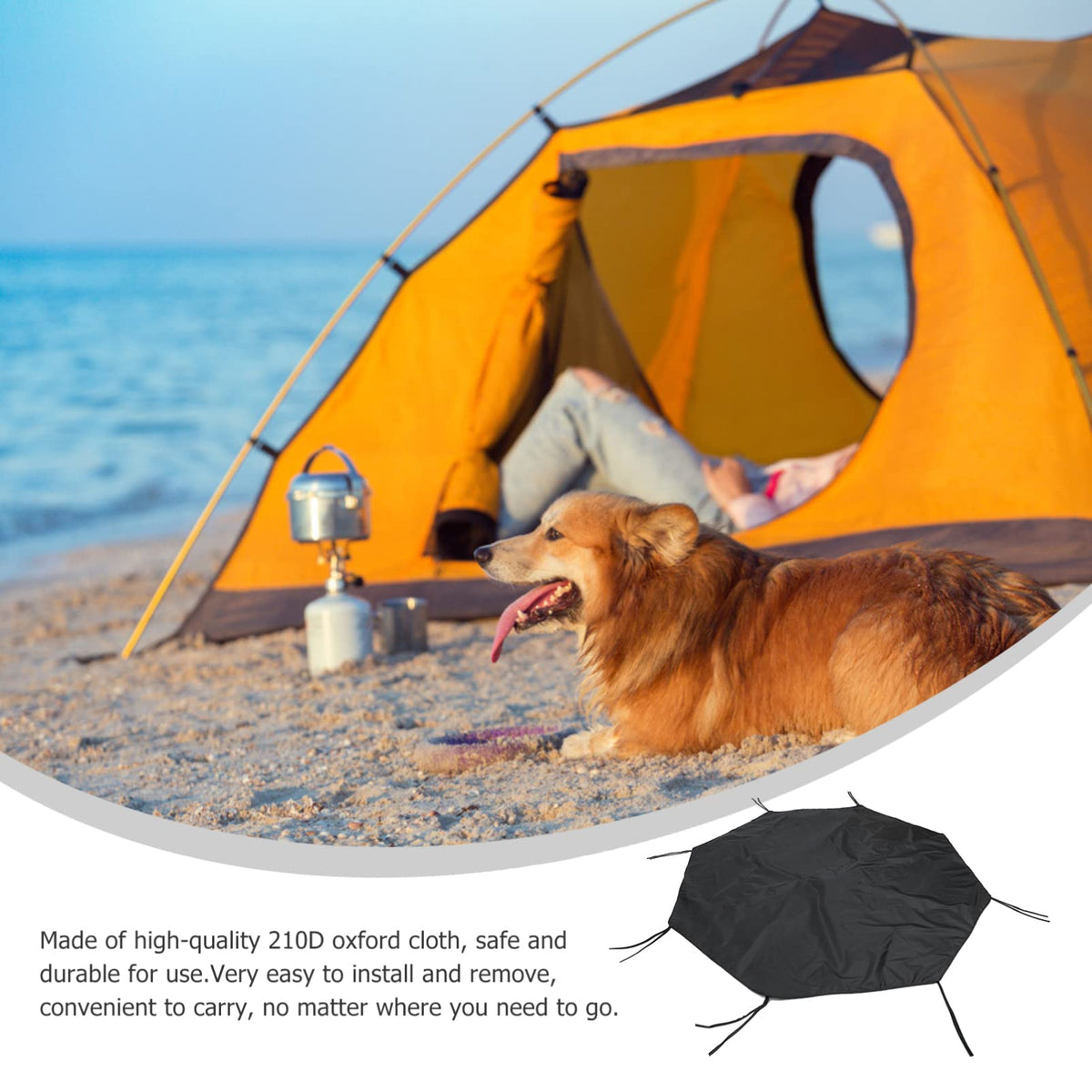 Heavy Duty Oxford Dog Pen Cover Q97677
