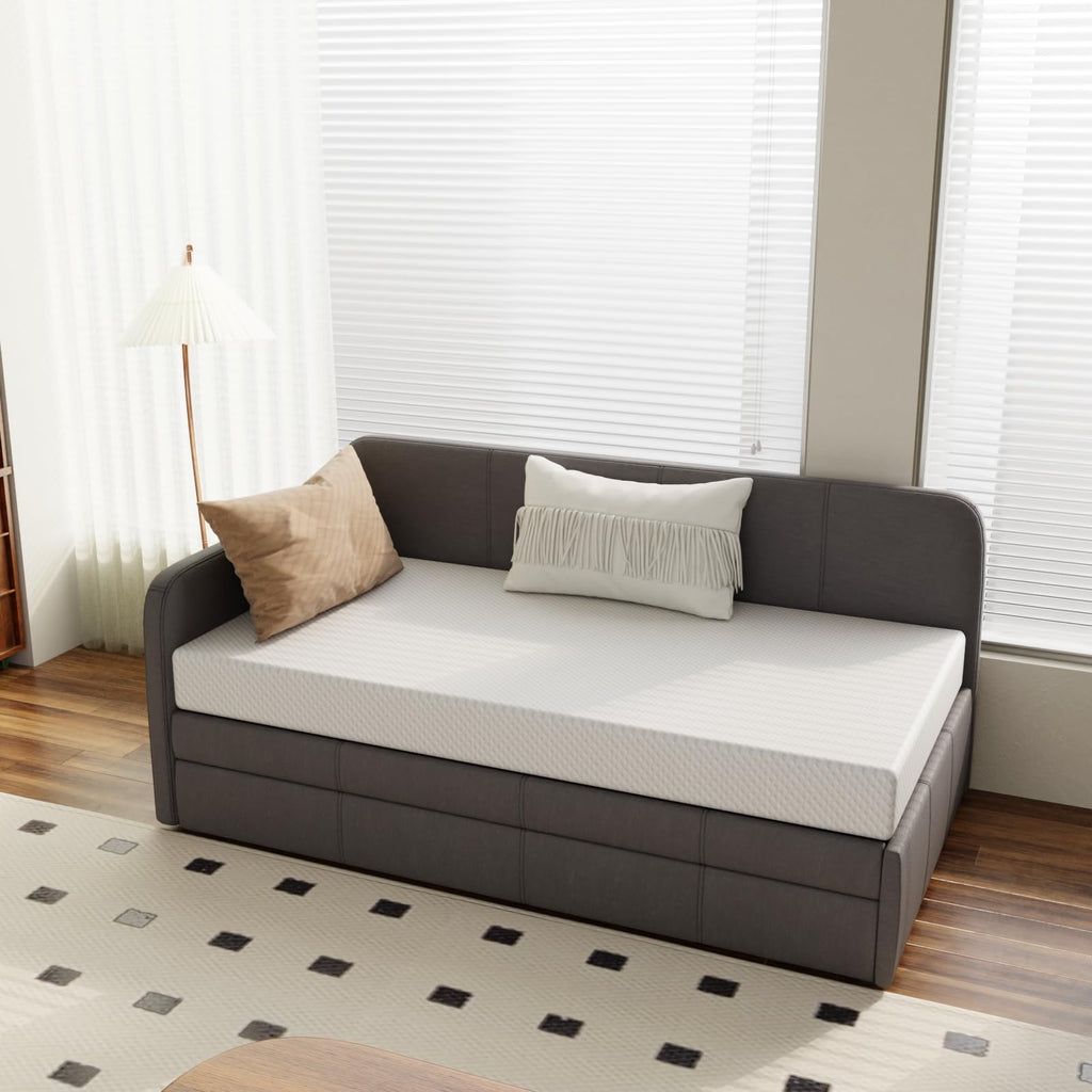 5 Inch Medium Firm Cooling Gel Memory Foam Twin Mattress Q8533