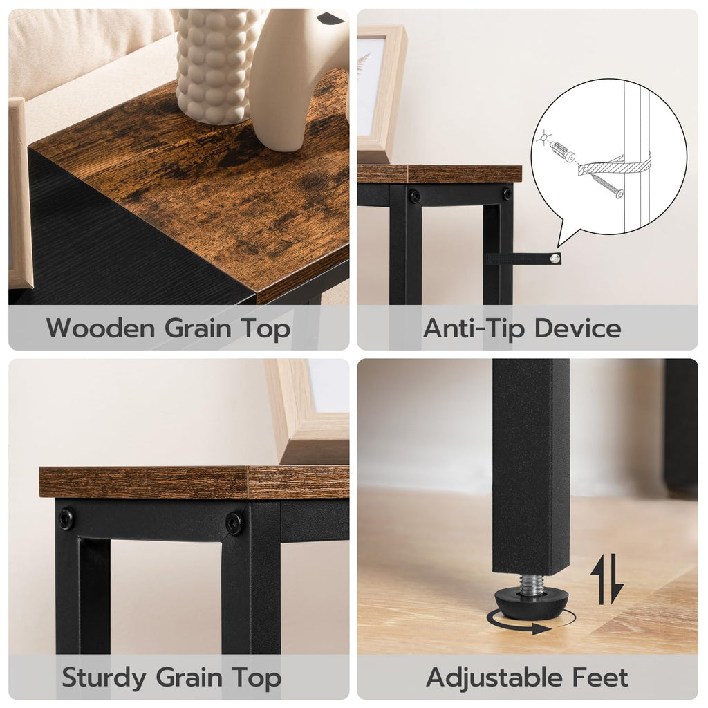 Narrow Console Table with Power Outlets H470