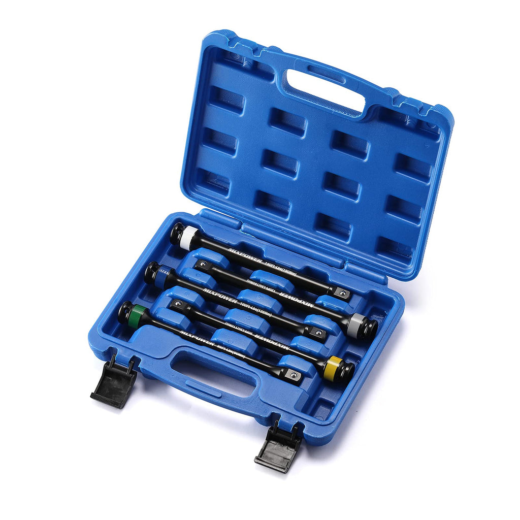 5 Piece 1/2" Drive Torque Limiting Socket Extension Bars S7990
