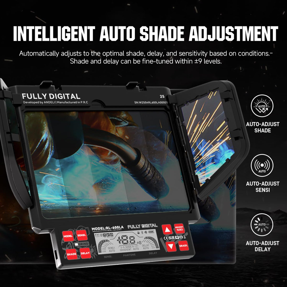 Auto Darkening Welding Helmet F5921