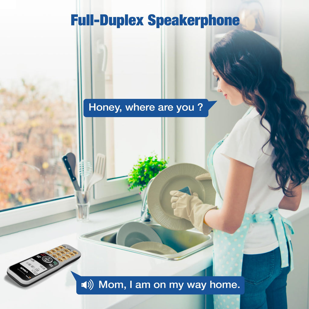 Cordless Phone System with Call Block V312819