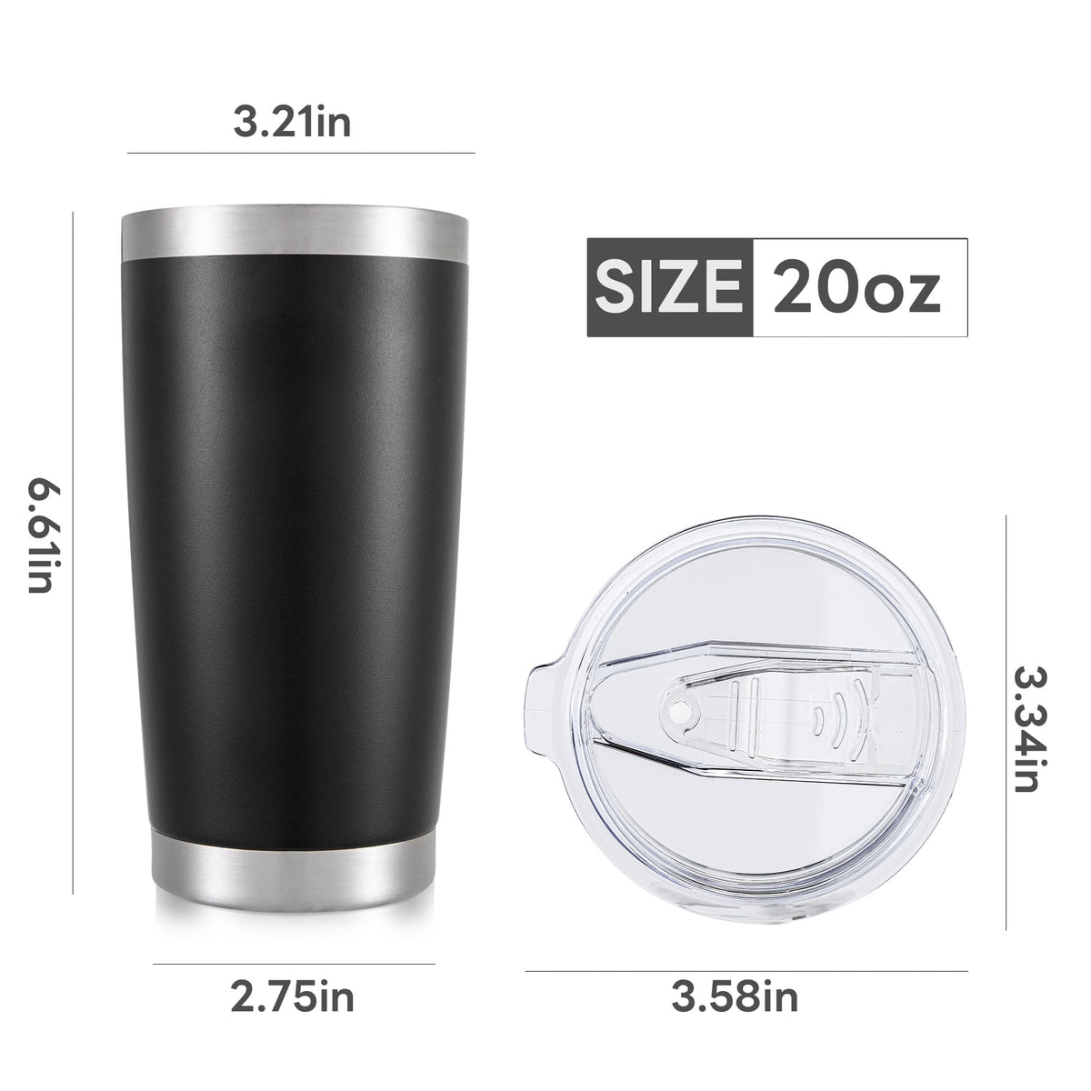 20 oz Stainless Steel Insulated Tumbler D15551