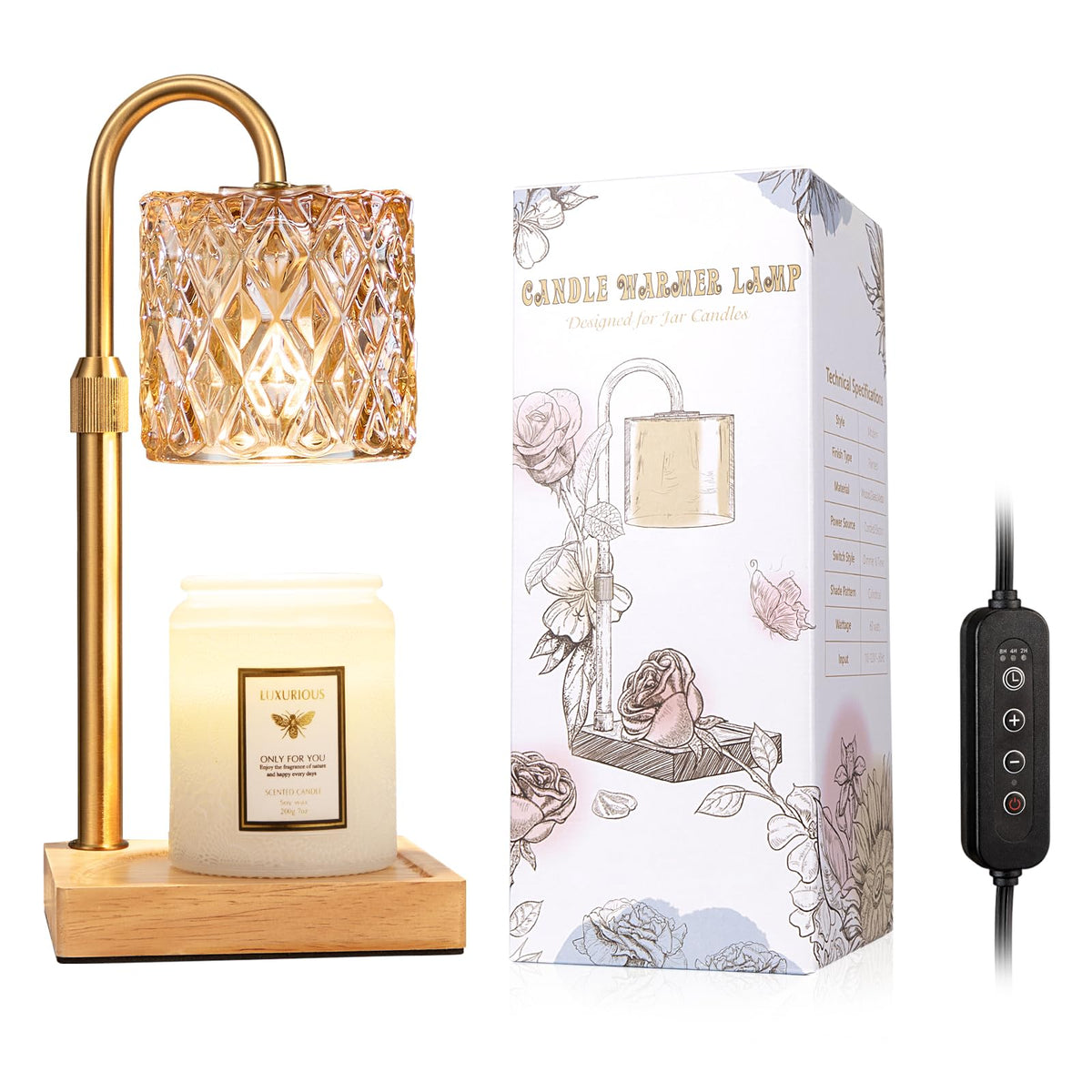 Candle Warmer Lamp with Timer M660928