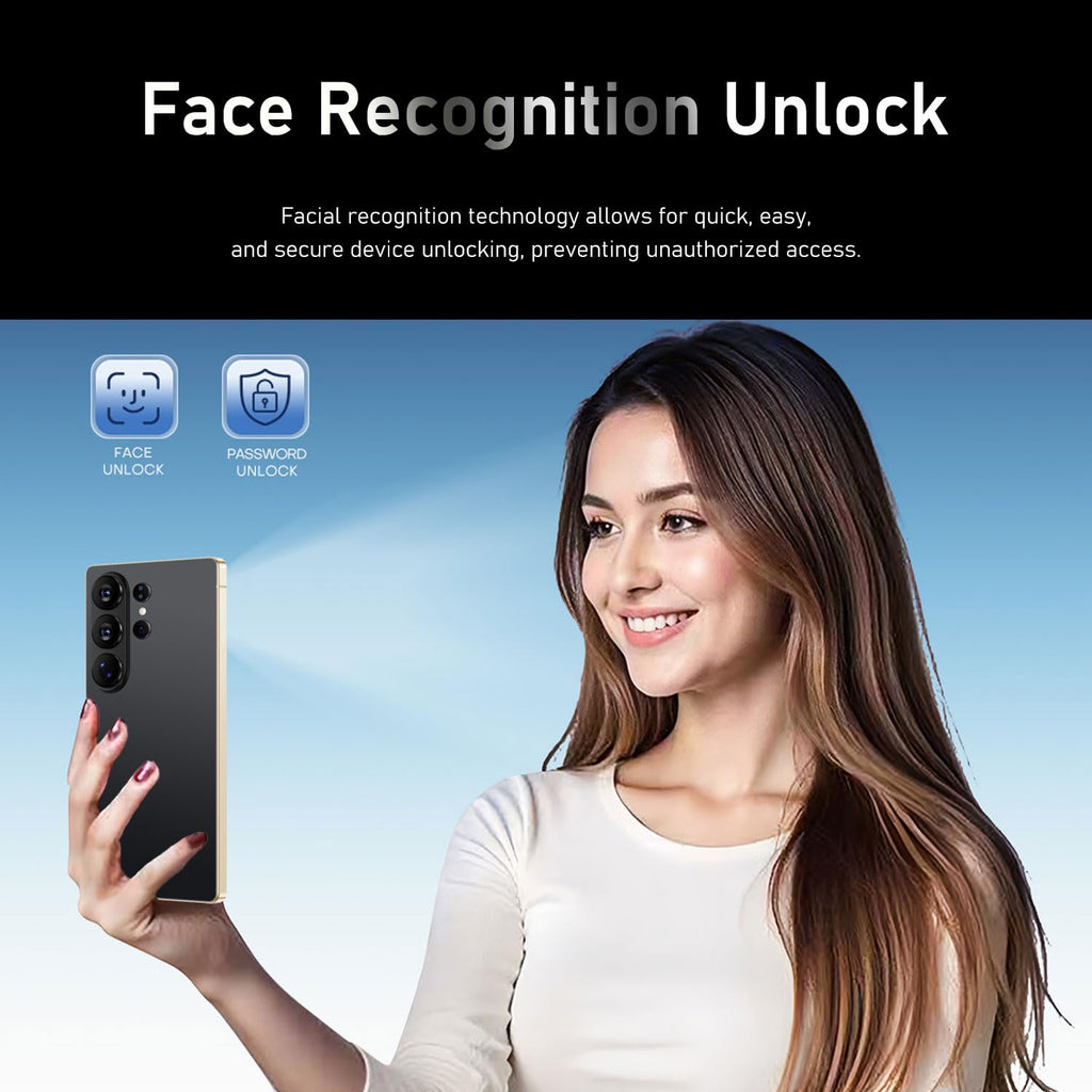 Unlocked Android Smartphone 6.71" HD Screen 2GB+16GB Black L83073