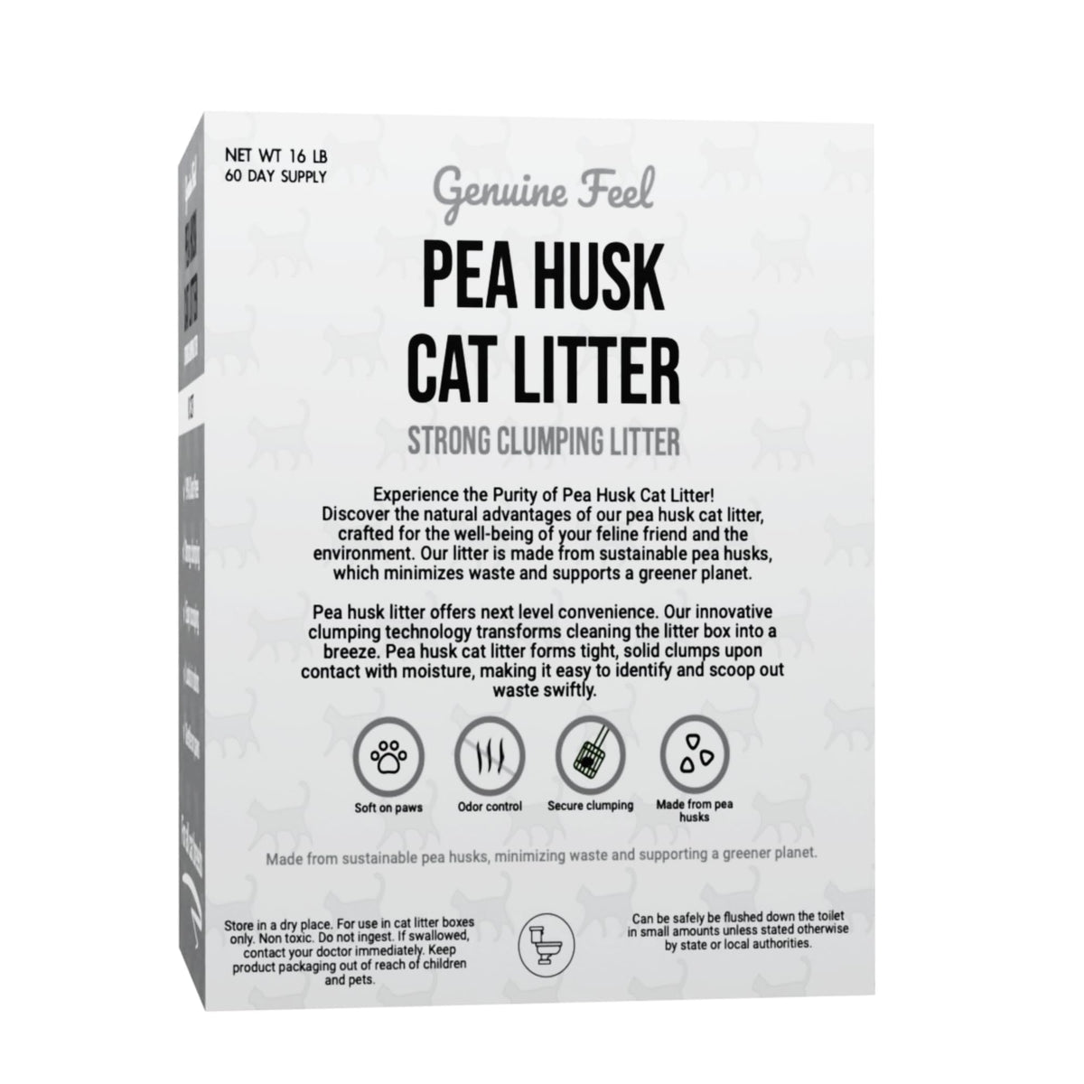 15 lbs Natural Unscented Cat Litter T863