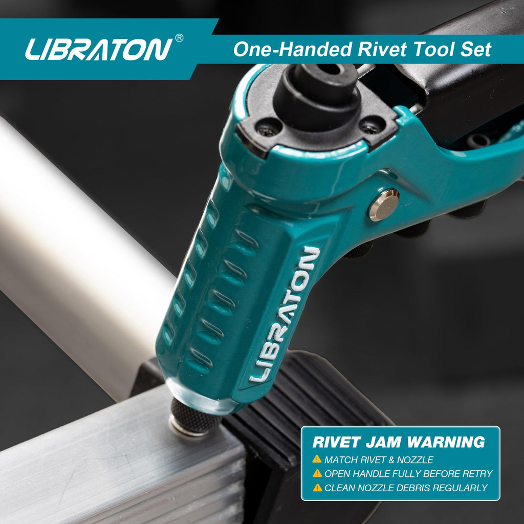 One-Handed Rivet Gun Set J744
