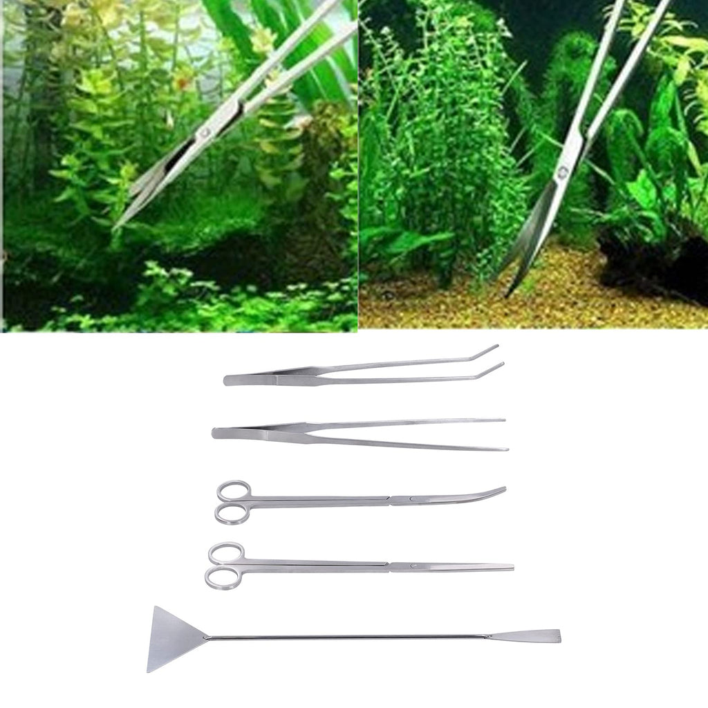 5-in-1 Stainless Steel Aquarium Maintenance Kit O324