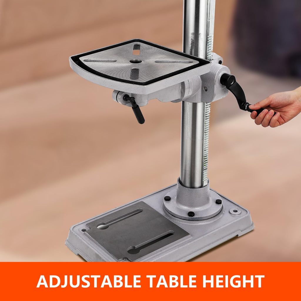 15 in Benchtop Drill Press with Variable Speed Tilting Worktable O719470