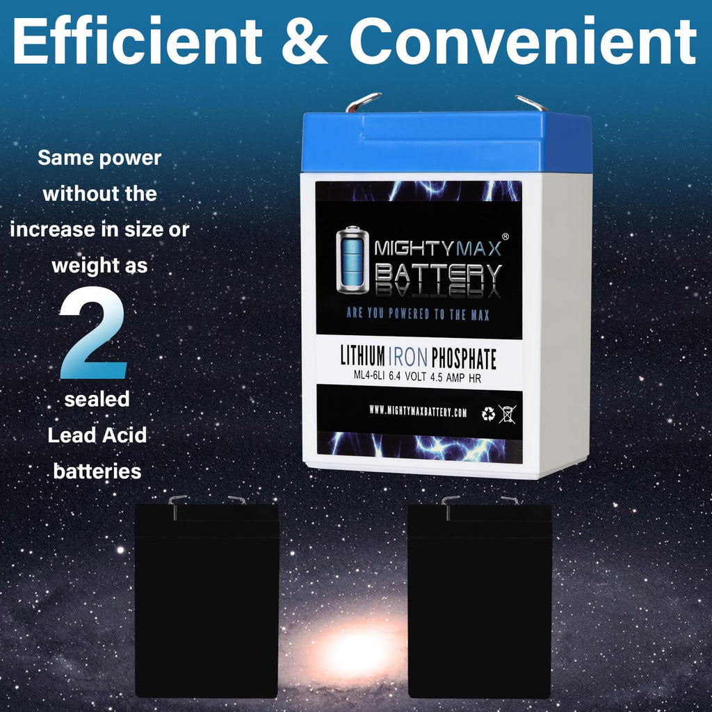 6V 4.5AH Lithium Replacement Battery O6549