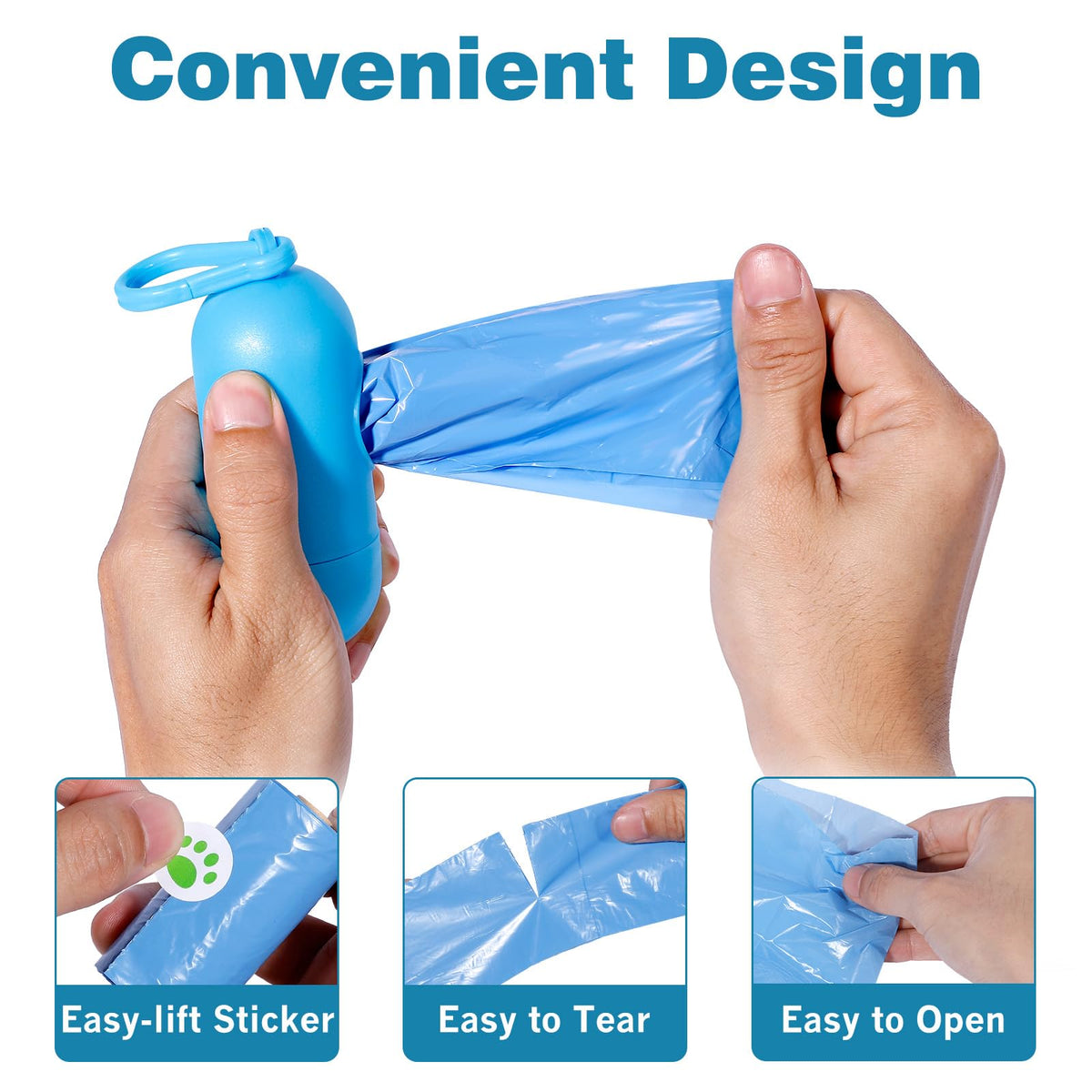 Dog Poop Bags Rolls 240 Count Leakproof N3770