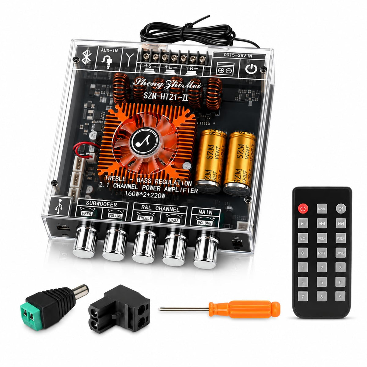 2.1 Channel Bluetooth 5.1 Amp Board 160W x 2 + 220W H79118