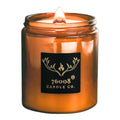 Leather & Whiskey Scented 16 oz Soy Wax Candle O9369