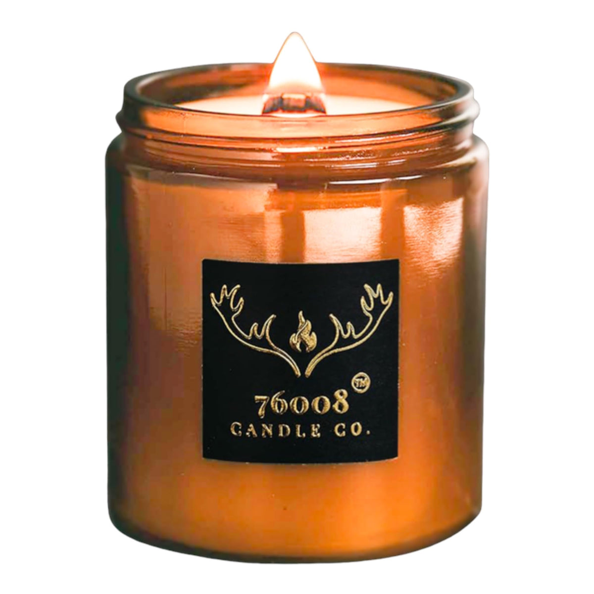 Leather & Whiskey Scented 16 oz Soy Wax Candle O9369
