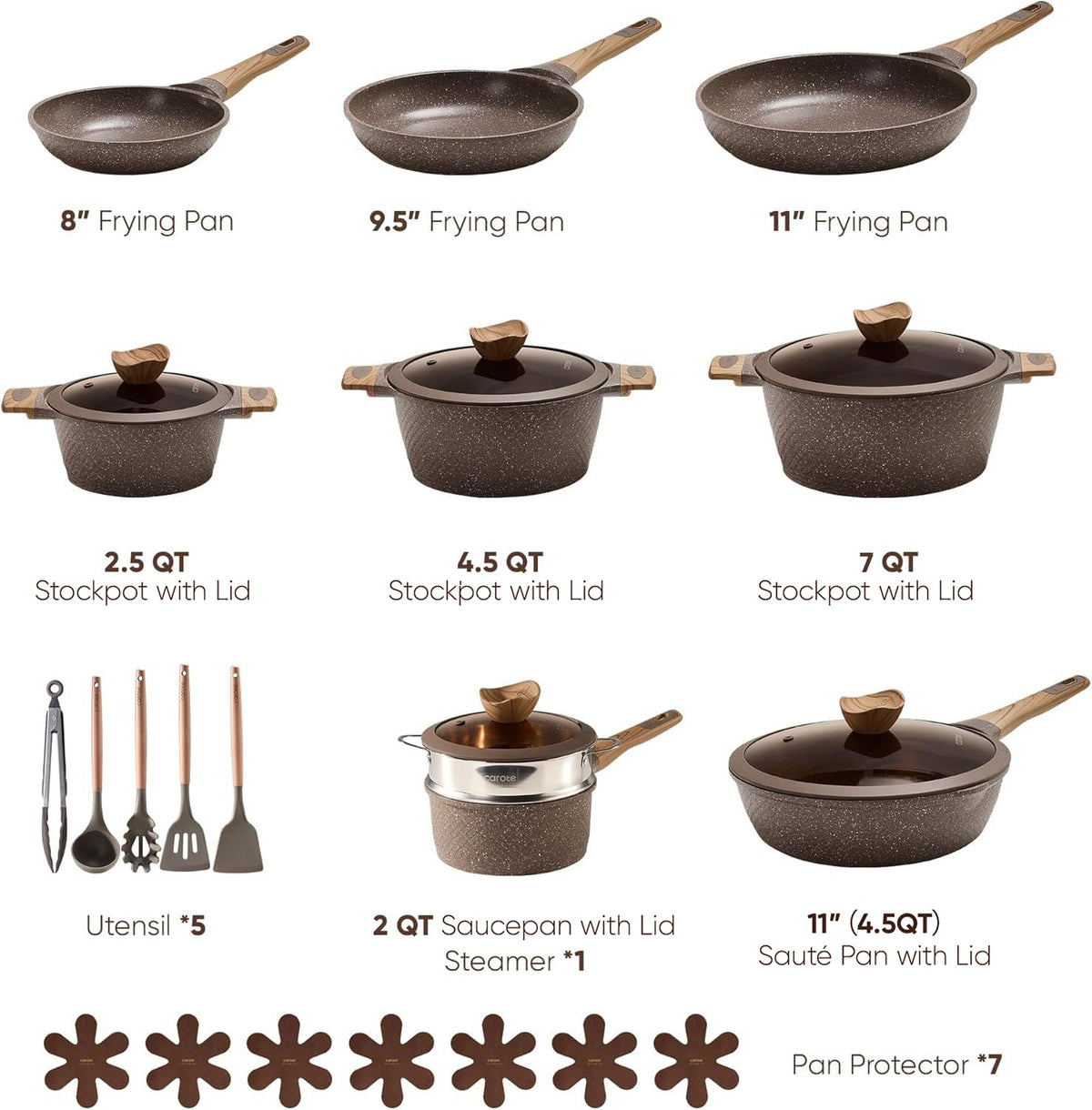 26pcs Nonstick Cookware Set Z427774