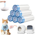 120 Count Drawstring Cat Litter Bags P98374
