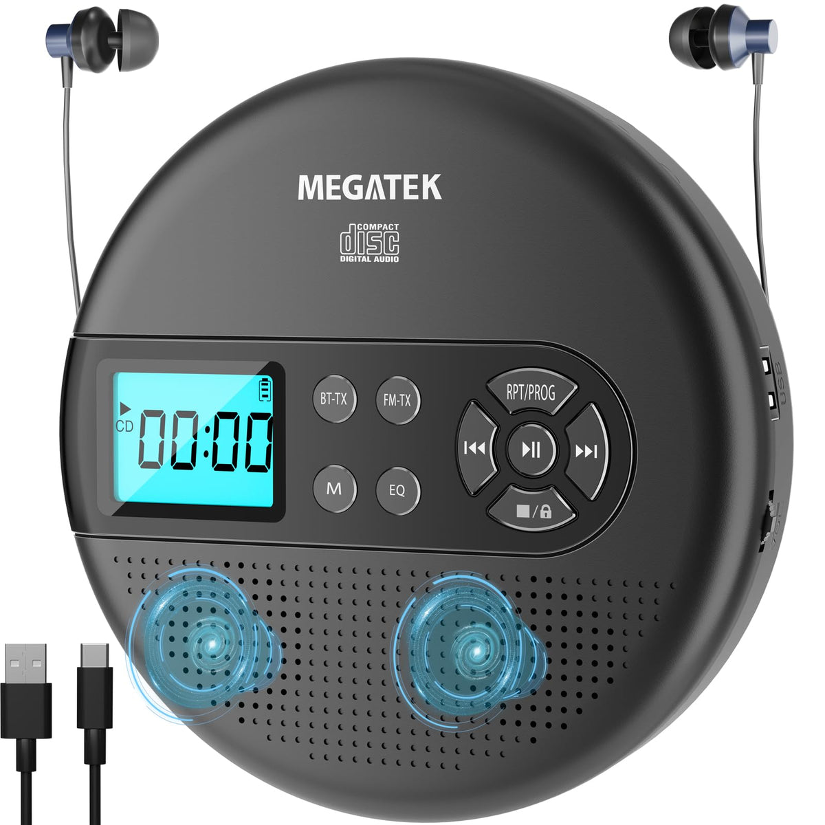 Portable CD Player with Bluetooth A5592