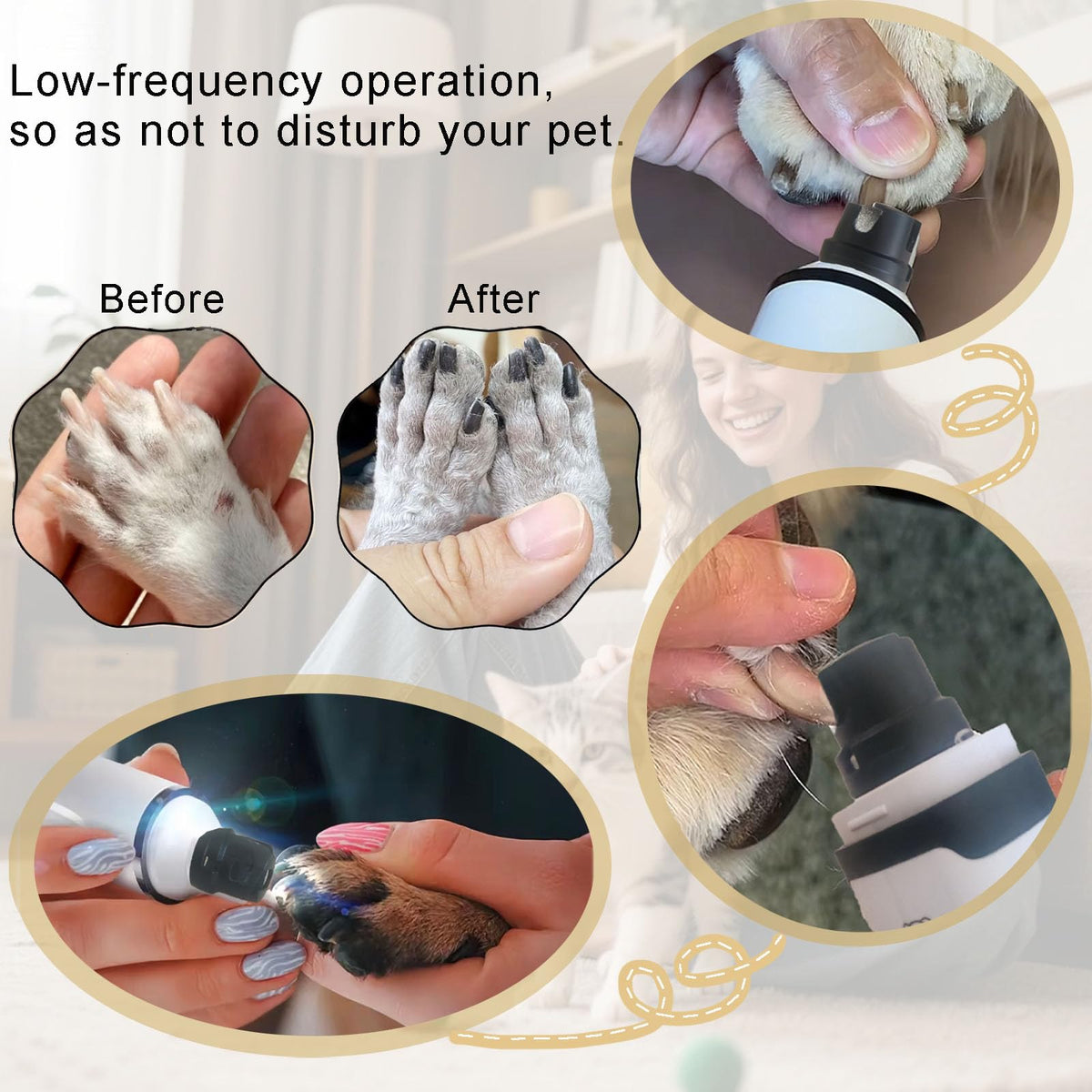 Dog Nail Clippers and Nail Grinder Set I91479