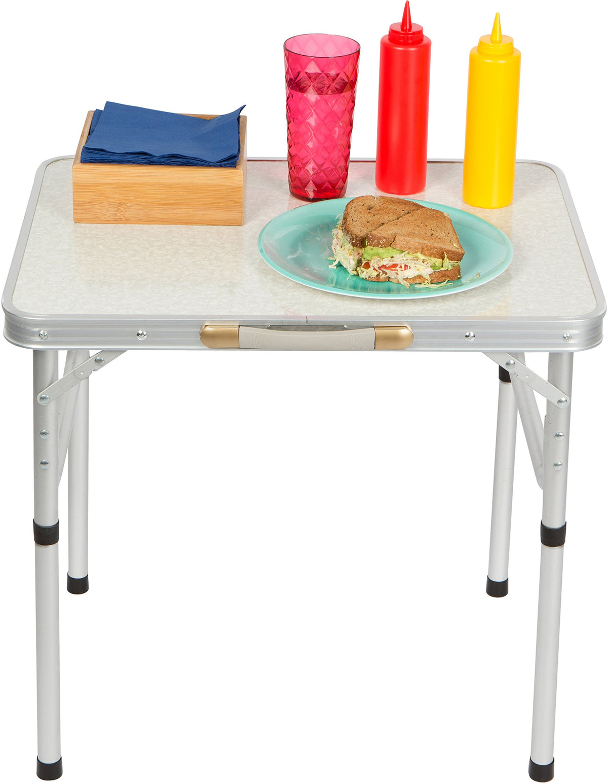 Portable Folding Camp Table with Carry Handle Q399
