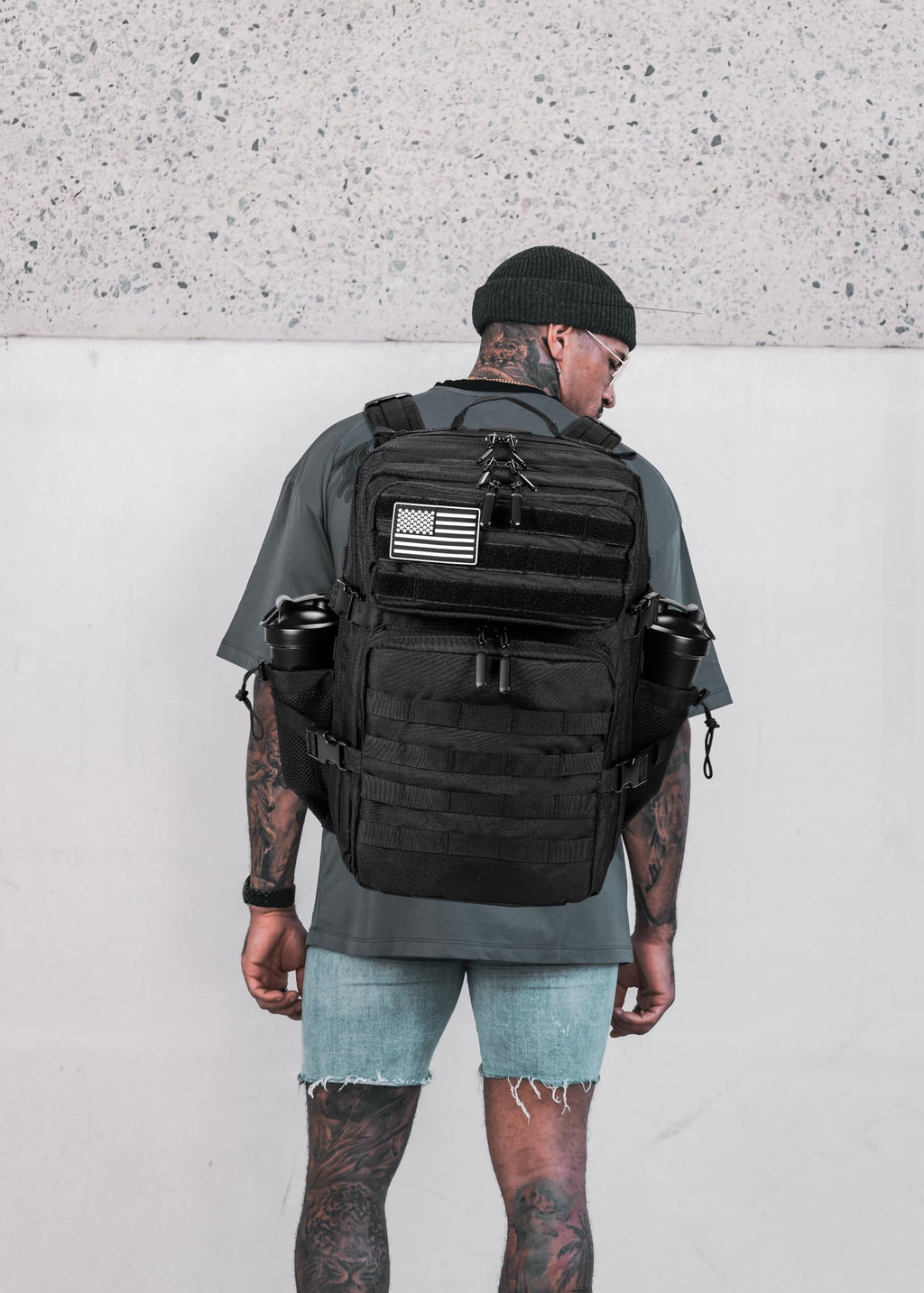 45L Tactical Backpack with Molle System Black U301