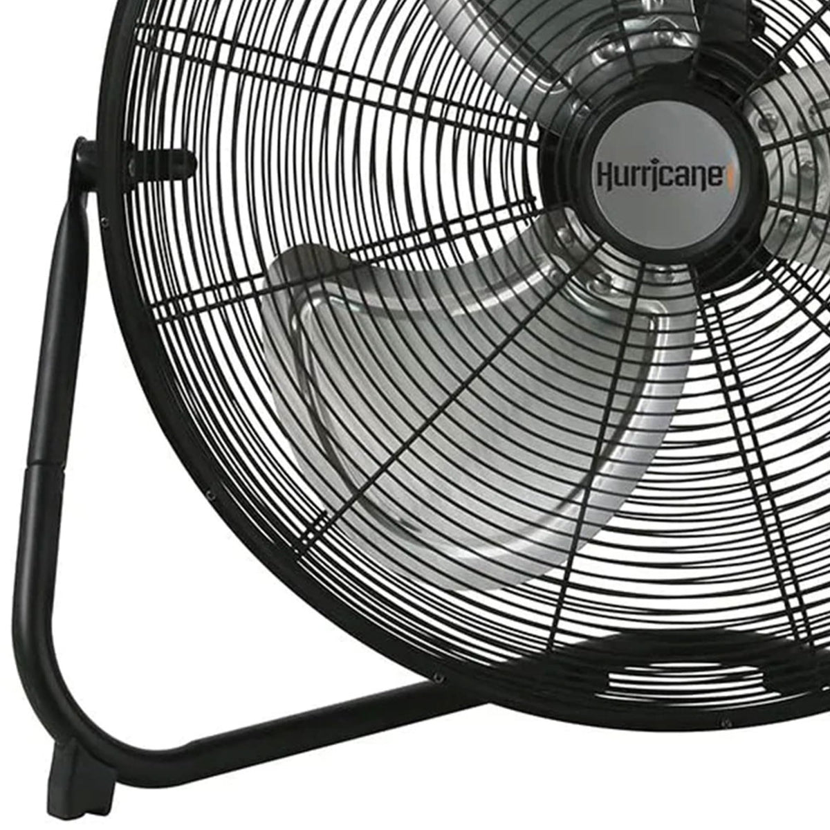 High Velocity Metal Blade Floor Fan, 3 Speeds, Black, 20in F407137