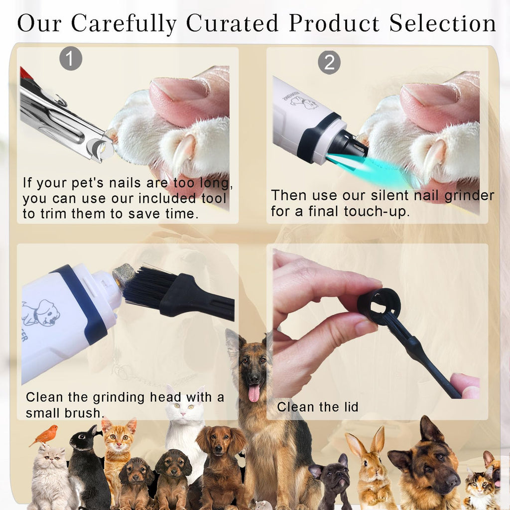 Dog Nail Clippers and Nail Grinder Set I91479