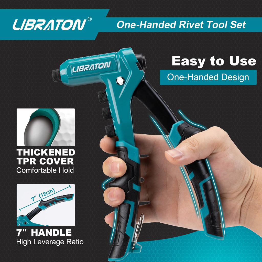 One-Handed Rivet Gun Set J744