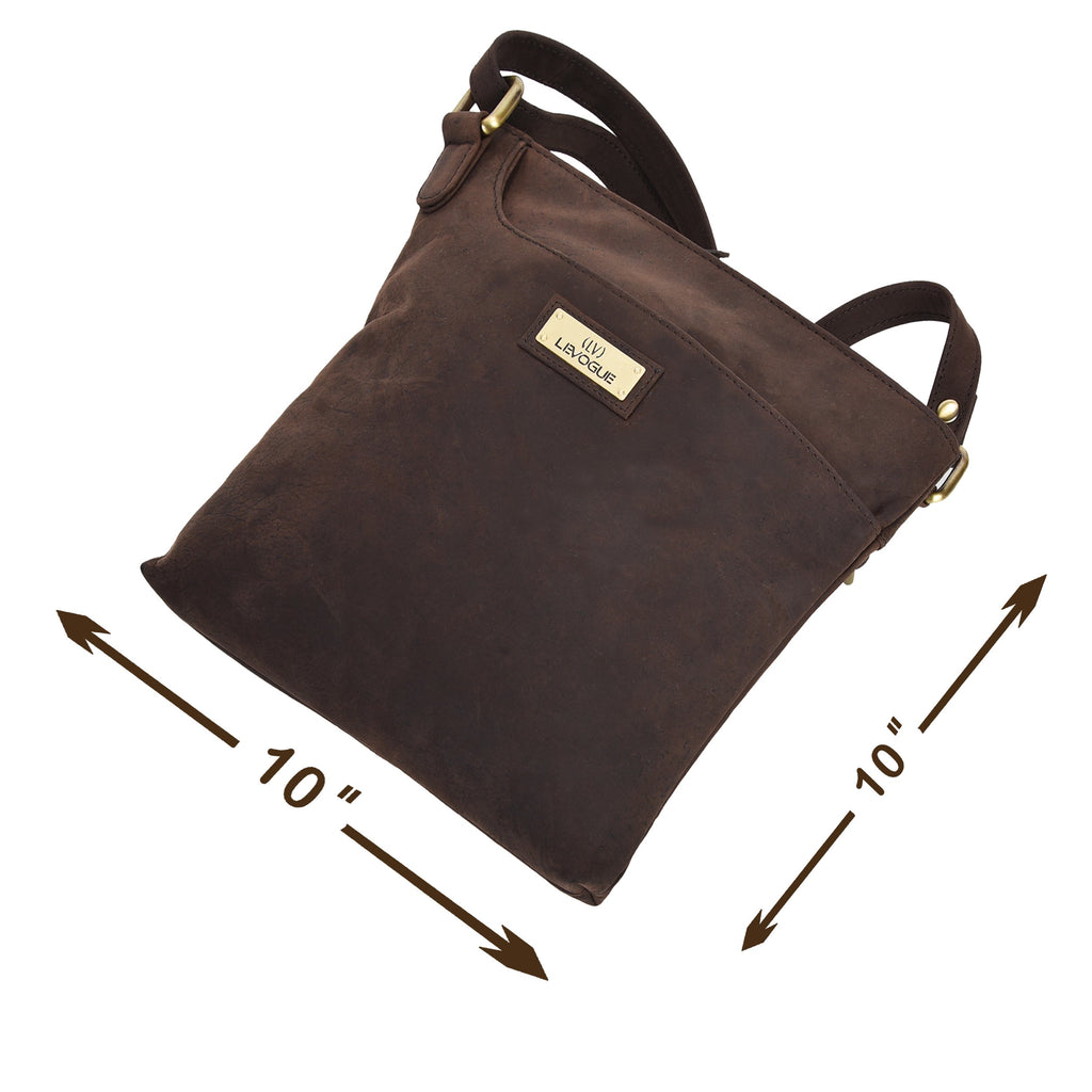Genuine Leather Women's Crossbody Bag with Adjustable Strap P2765