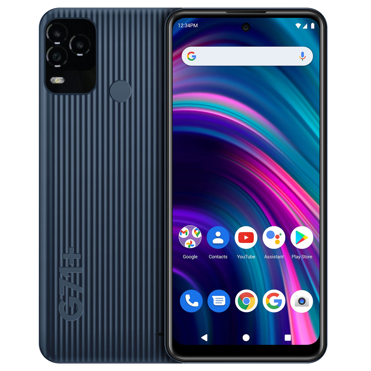 Unlocked 6.5” HD+ Display 128/4GB Blue Smartphone C82438