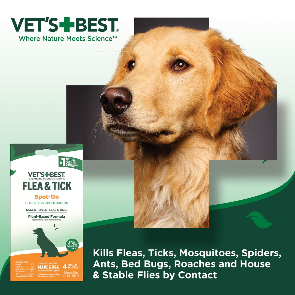 Flea & Tick Drops for Large Dogs N419