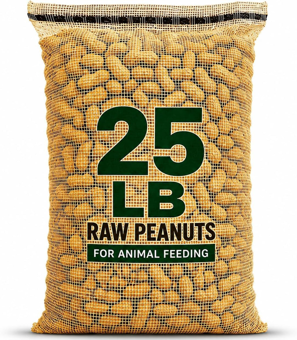 25 Pound Bag Raw Unsalted In-Shell Peanuts K726032