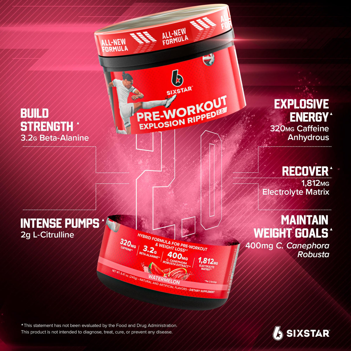 Watermelon Pre-Workout 30 Servings I4758