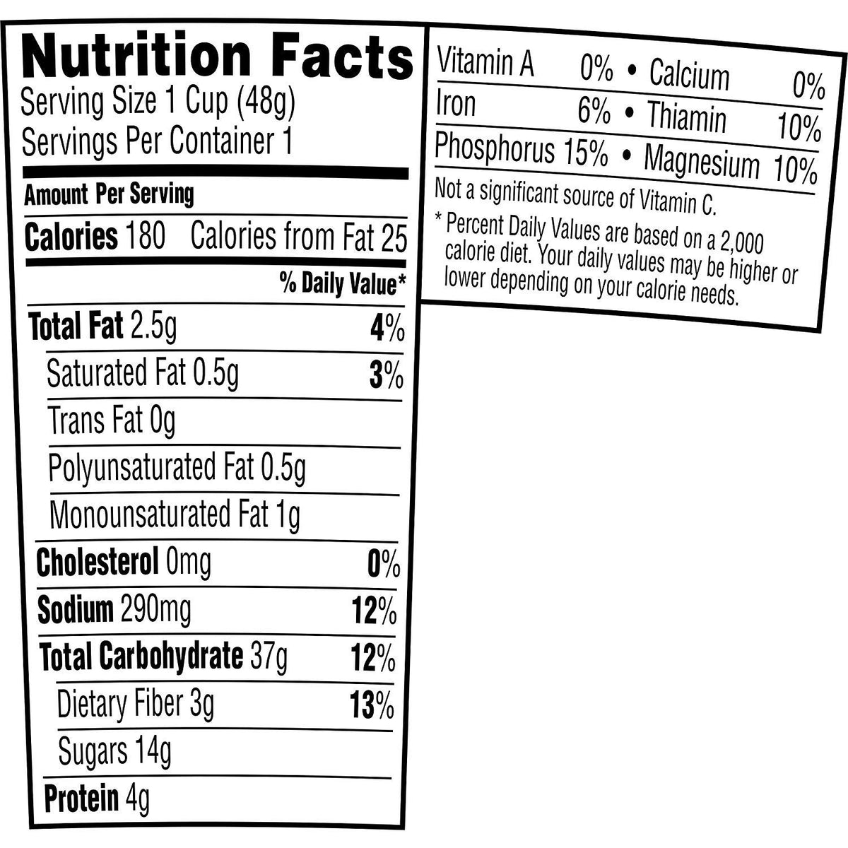 Instant Oatmeal Maple Brown Sugar 1.69oz Pack of 3 A7770