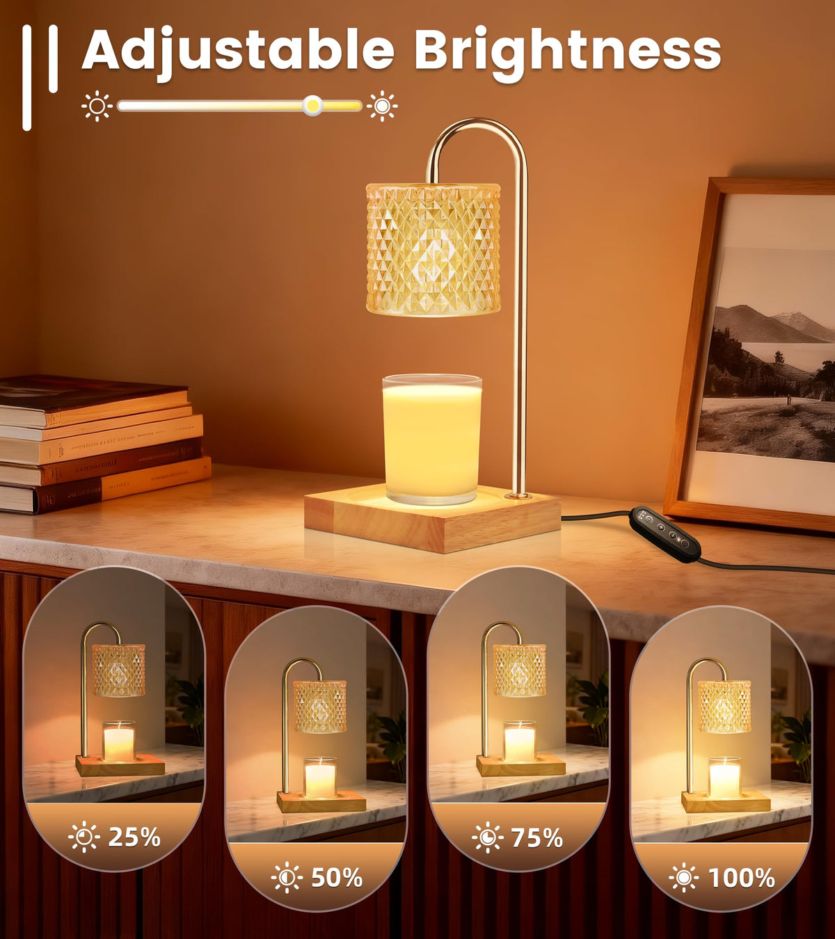 Candle Warmer Lamp with Timer F812805