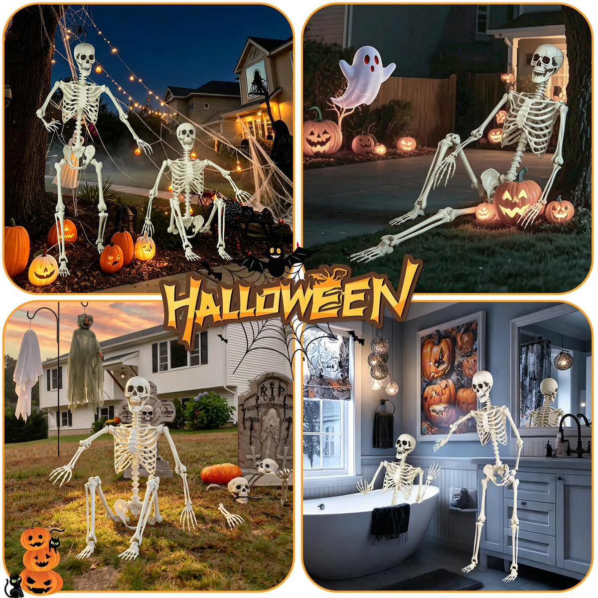 5.4ft Posable Skeleton T33986