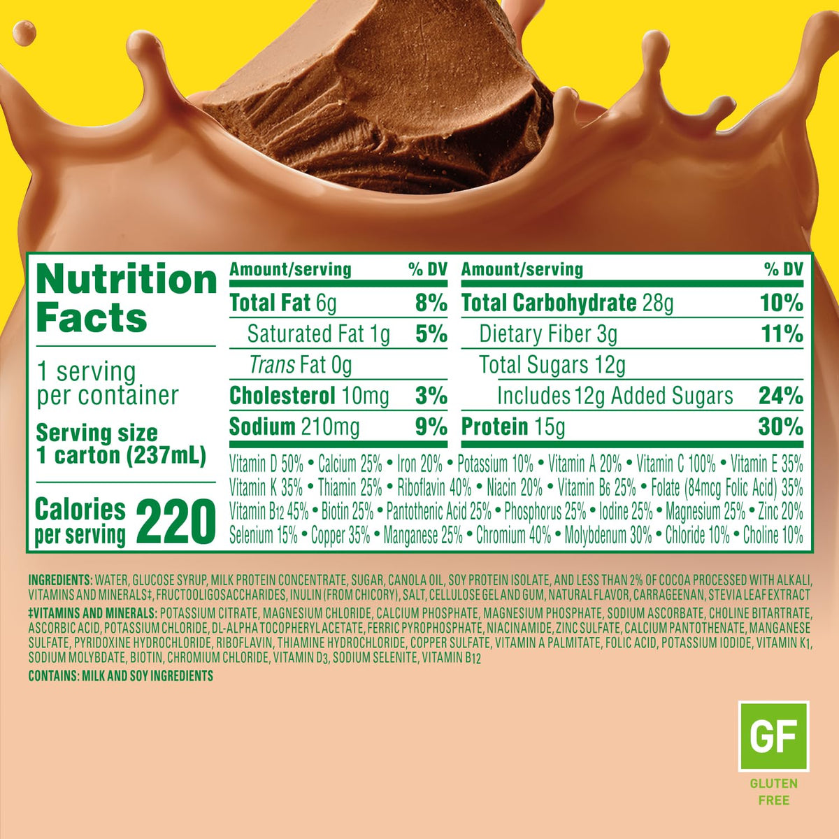 High Protein with Fiber Chocolate Breakfast Essentials 24 pk I78800