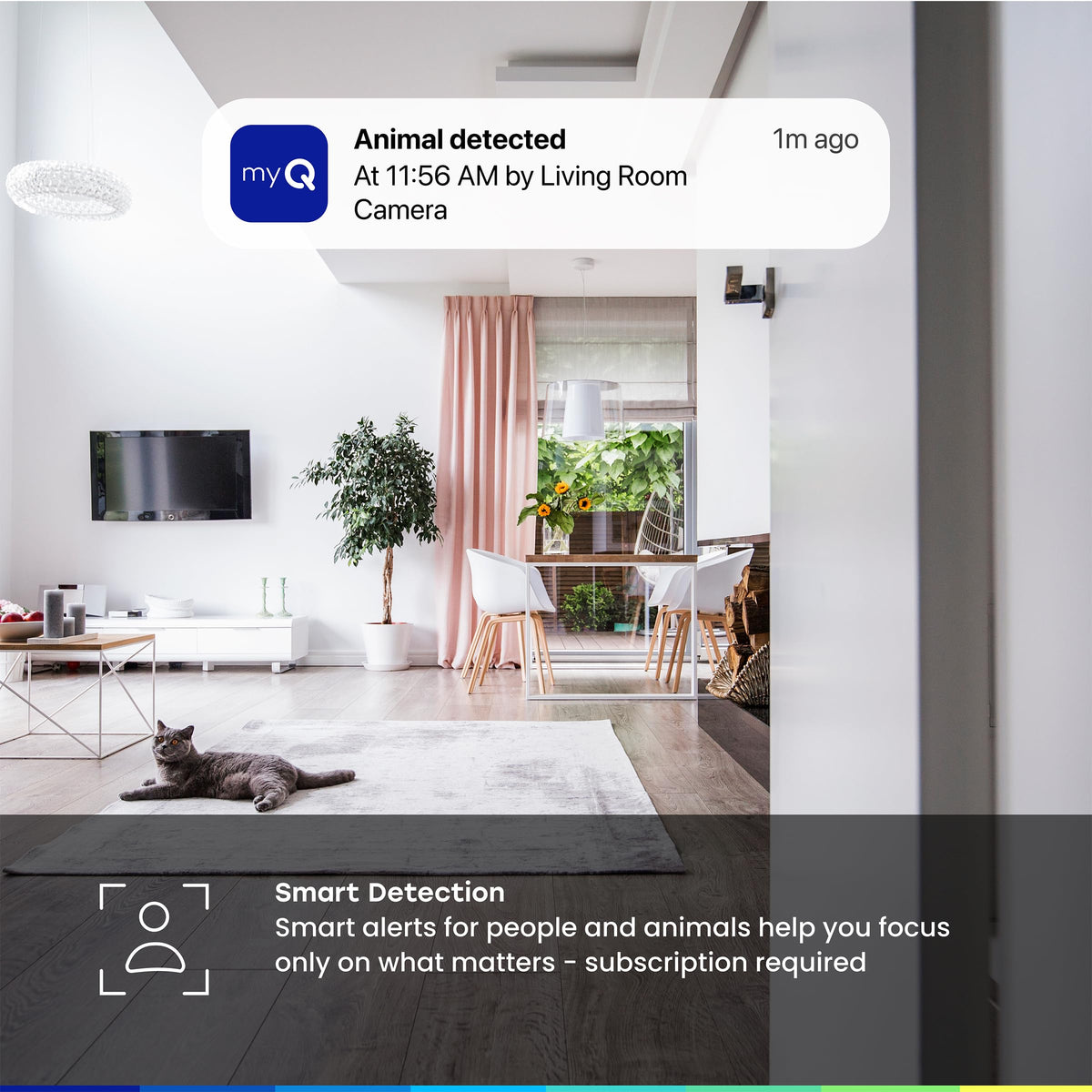 2K Smart Wi-Fi Indoor Security Camera with Night Vision R723452