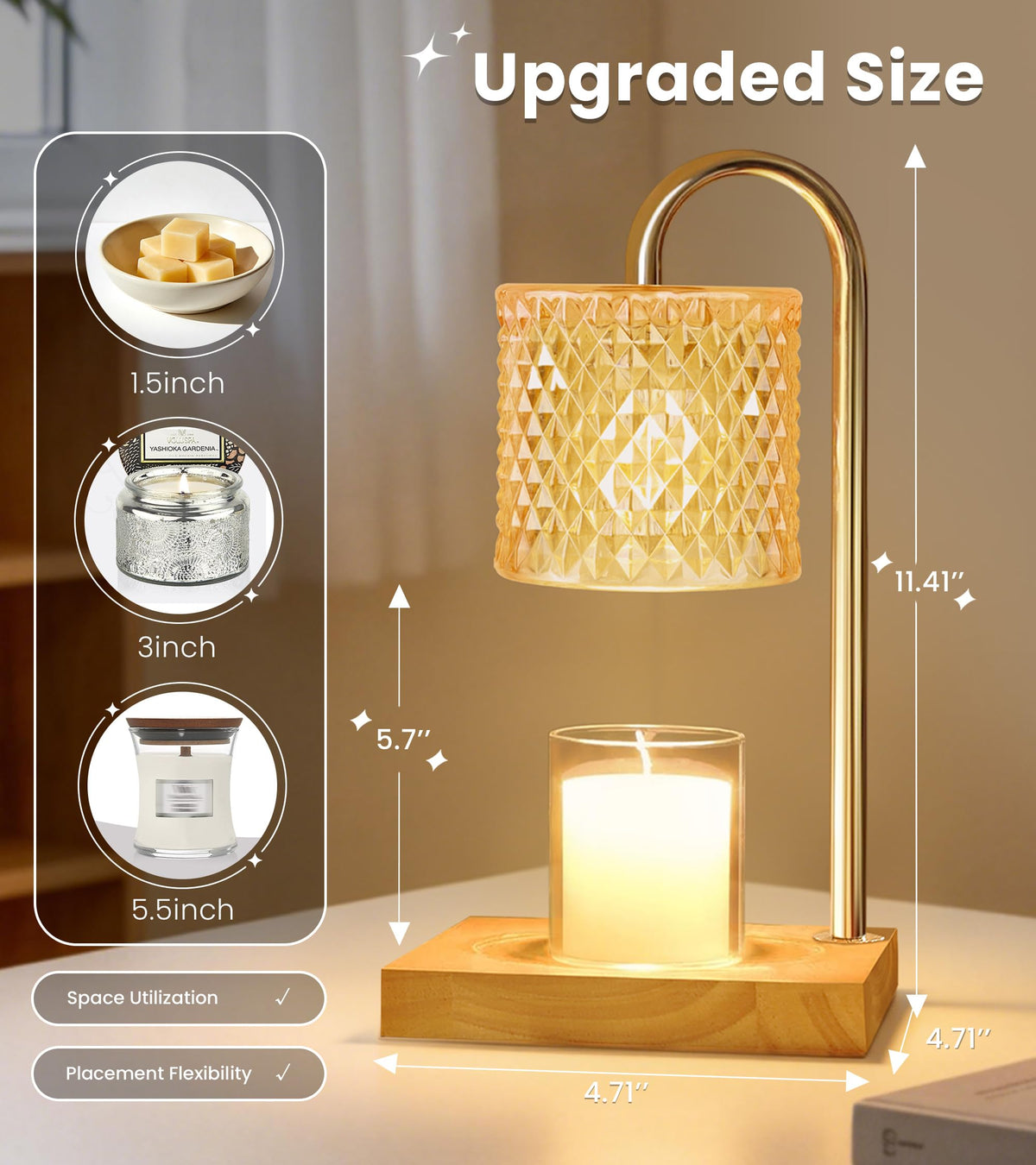 Candle Warmer Lamp with Timer F812805